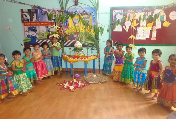 globalrabbee preschool Pongal function
