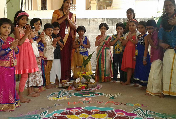 globalrabbee preschool Pongal function