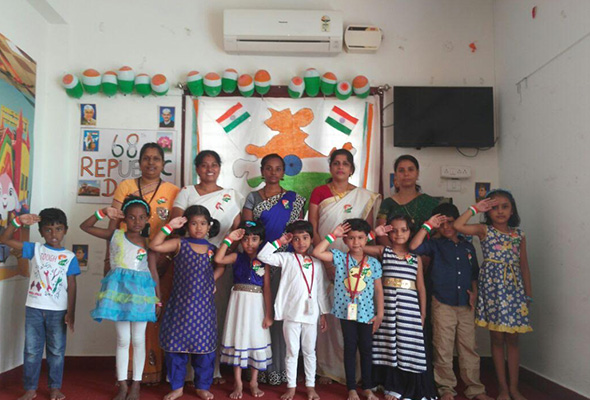 globalrabbee preschool republicday celebration